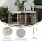 Flash Furniture Marseille Stackable IndoorOutdoor French Bistro 30 High Barstool, BlackWhite and Light Bamboo SDA-AD642107-BS-BLKWH-LTNAT-GG - alternate 7